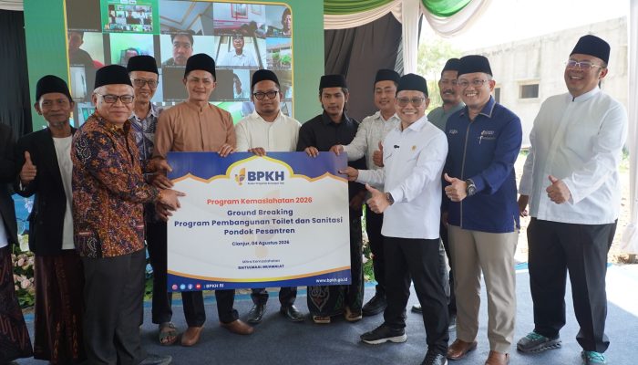 BPKH Dukung Program 10.000 MCK Pesantren, Perkuat Sanitasi demi Kesehatan dan Kualitas Pendidikan Santri