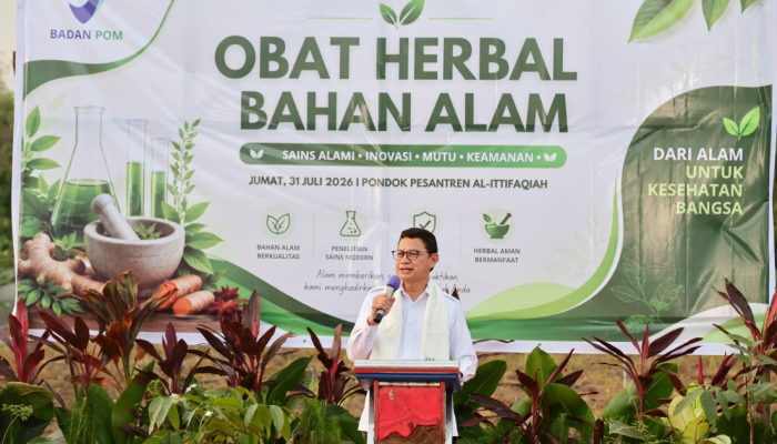 BPOM Resmikan Pusat Penanaman Pohon Obat Bahan Alam di Pesantren